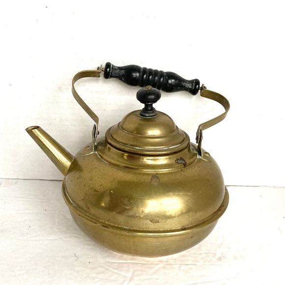 Vintage Other - Vintage Brass Teapot